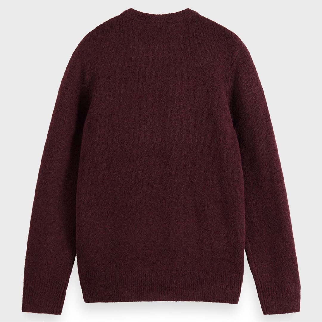 CLASSIC MELANGE PULLOVER | BERRY WINE