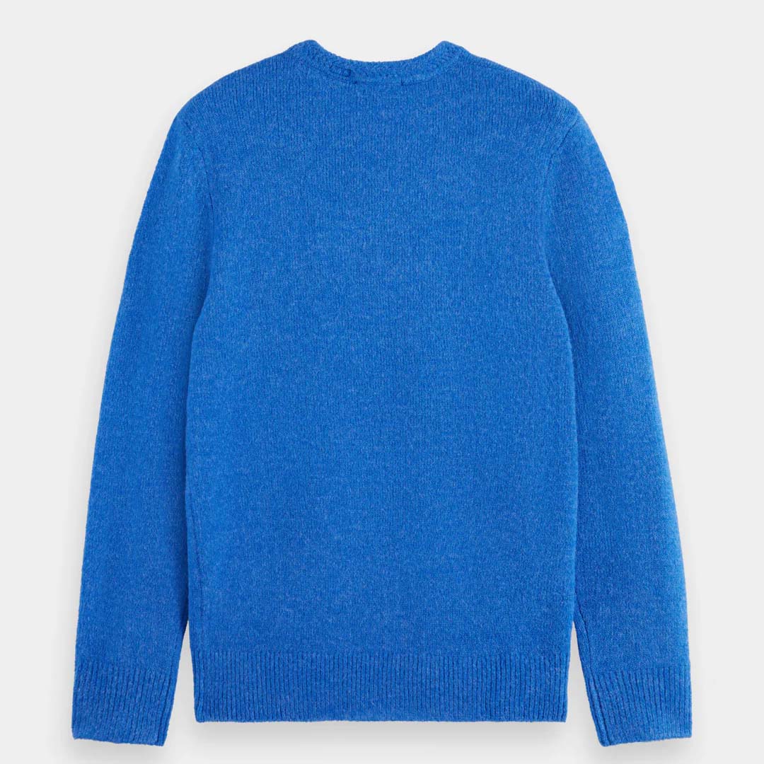 CLASSIC MELANGE PULLOVER | RHYTHM BLUE