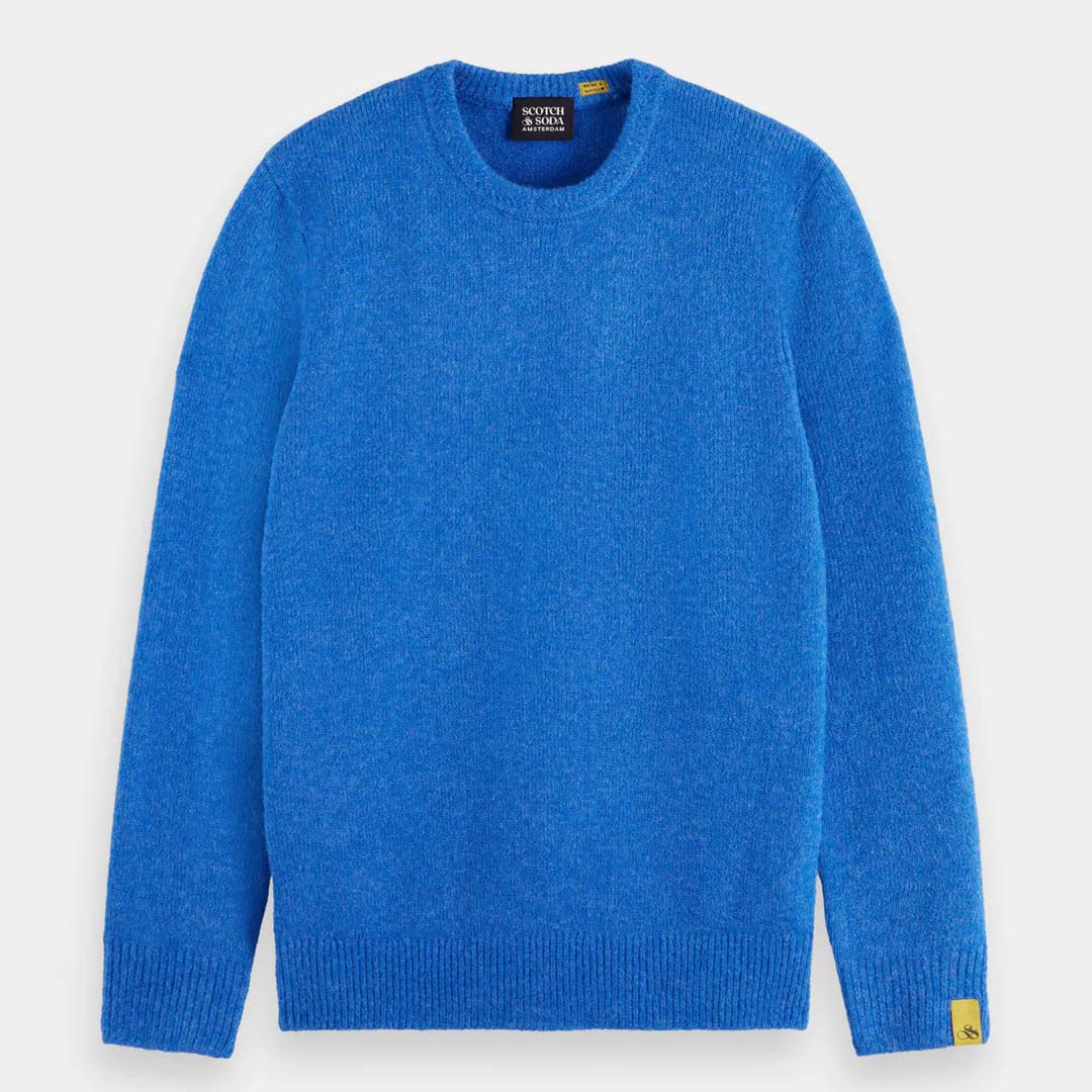 CLASSIC MELANGE PULLOVER | RHYTHM BLUE