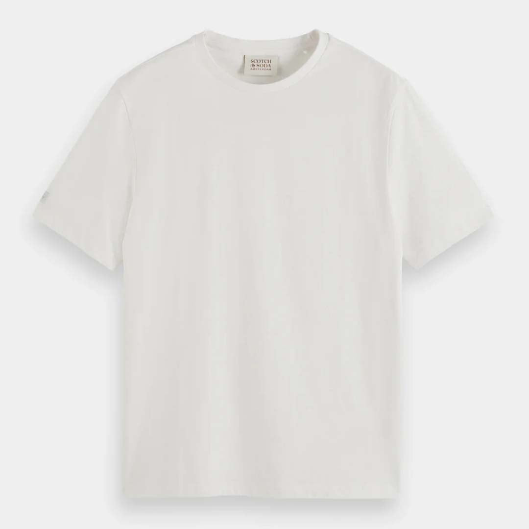 COTTON LINEN T-SHIRT | WHITE