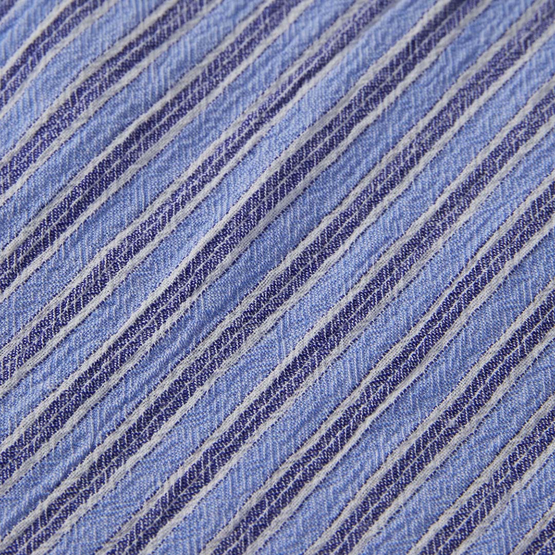 CRINKLE STRIPE SHIRT | BLUE STRIPE