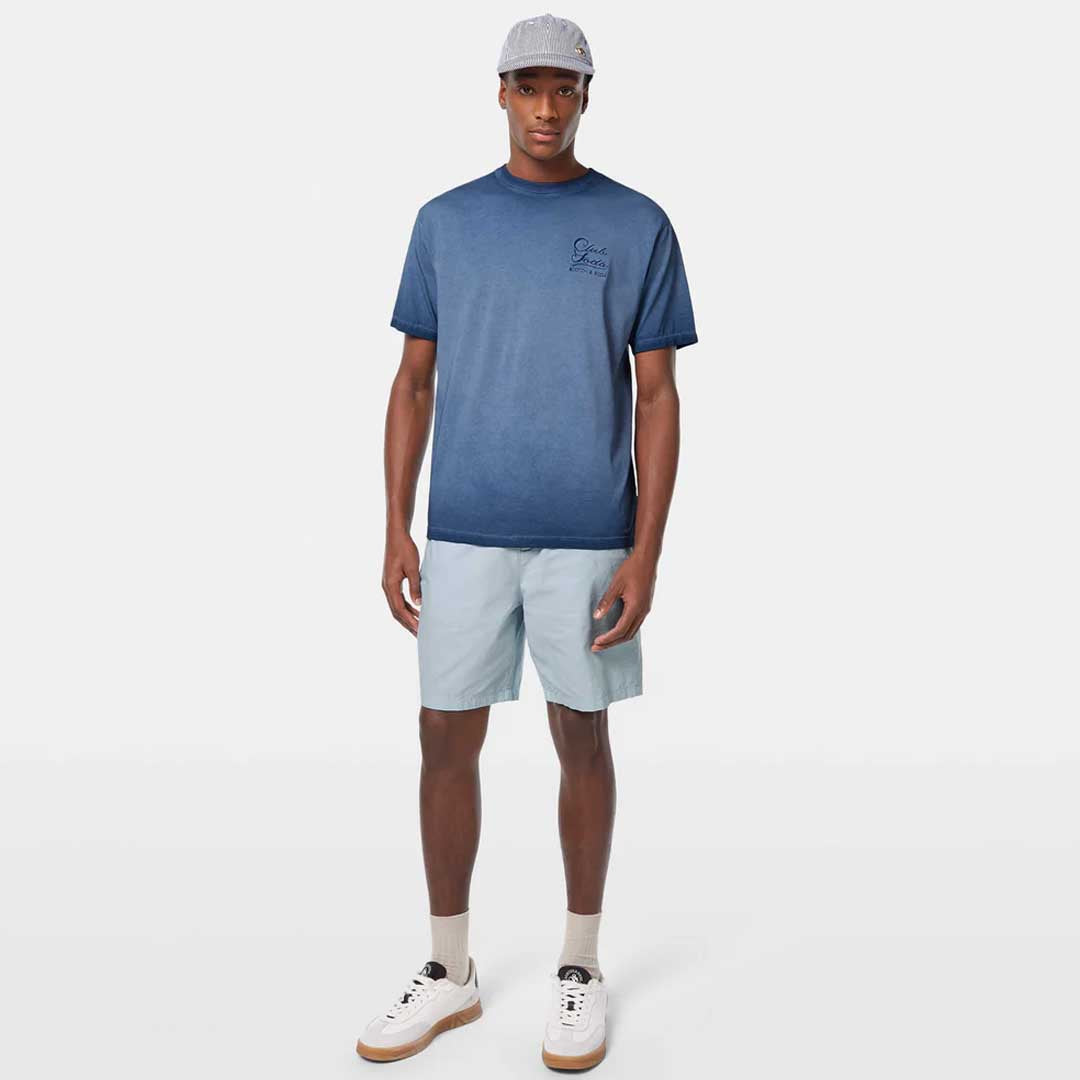 Fave Cotton-Linen Shorts | Light shirting blue