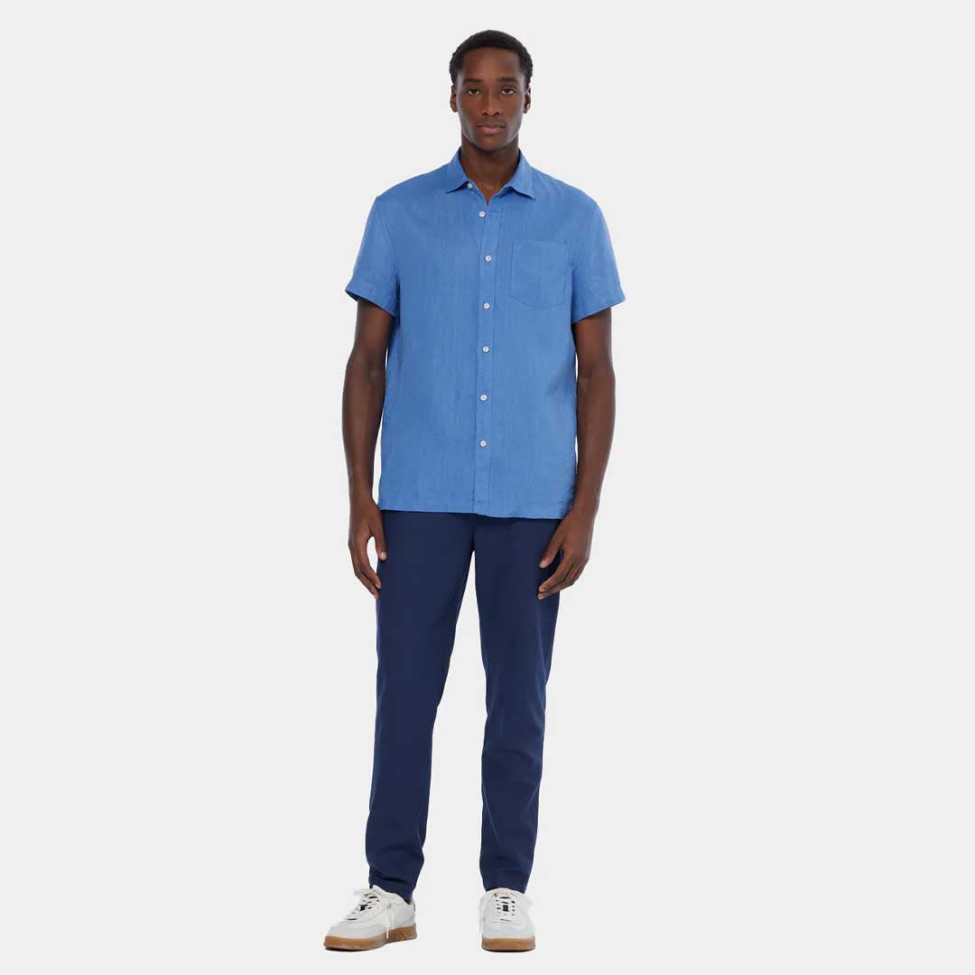 Linen Shirt | Lake Blue