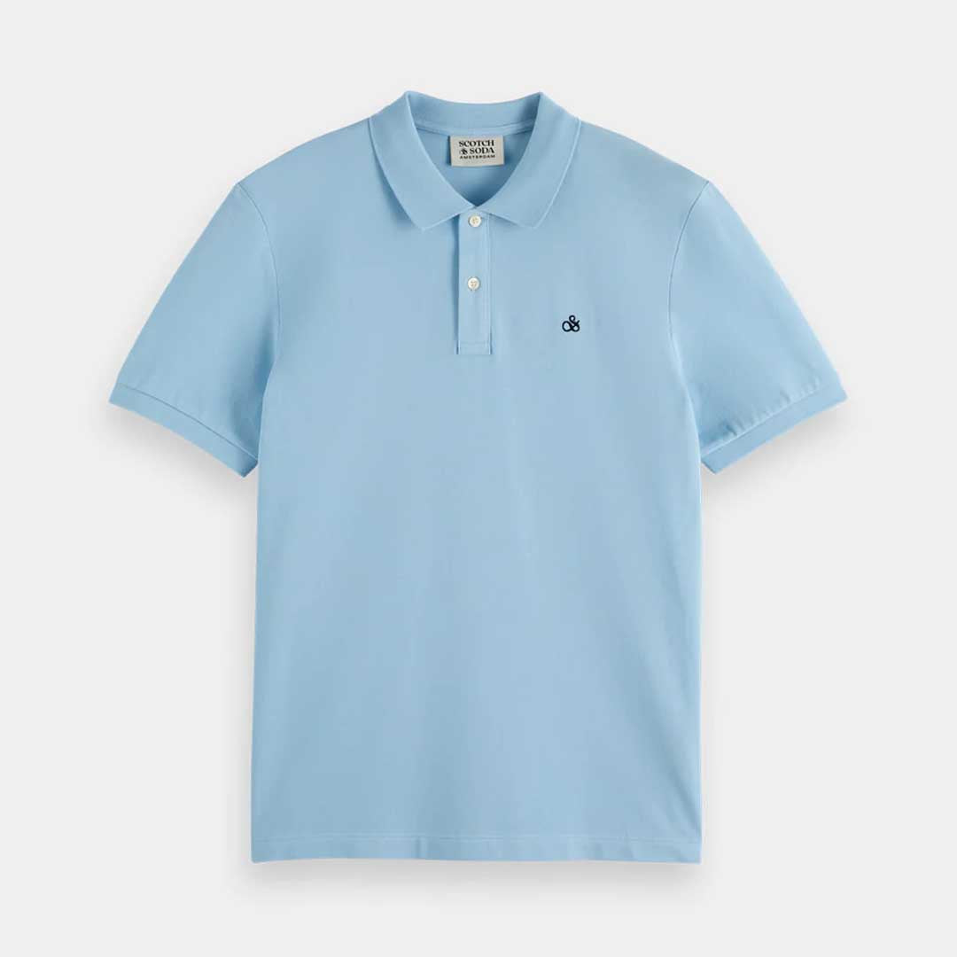 Logo Pique Polo | Spring Blue