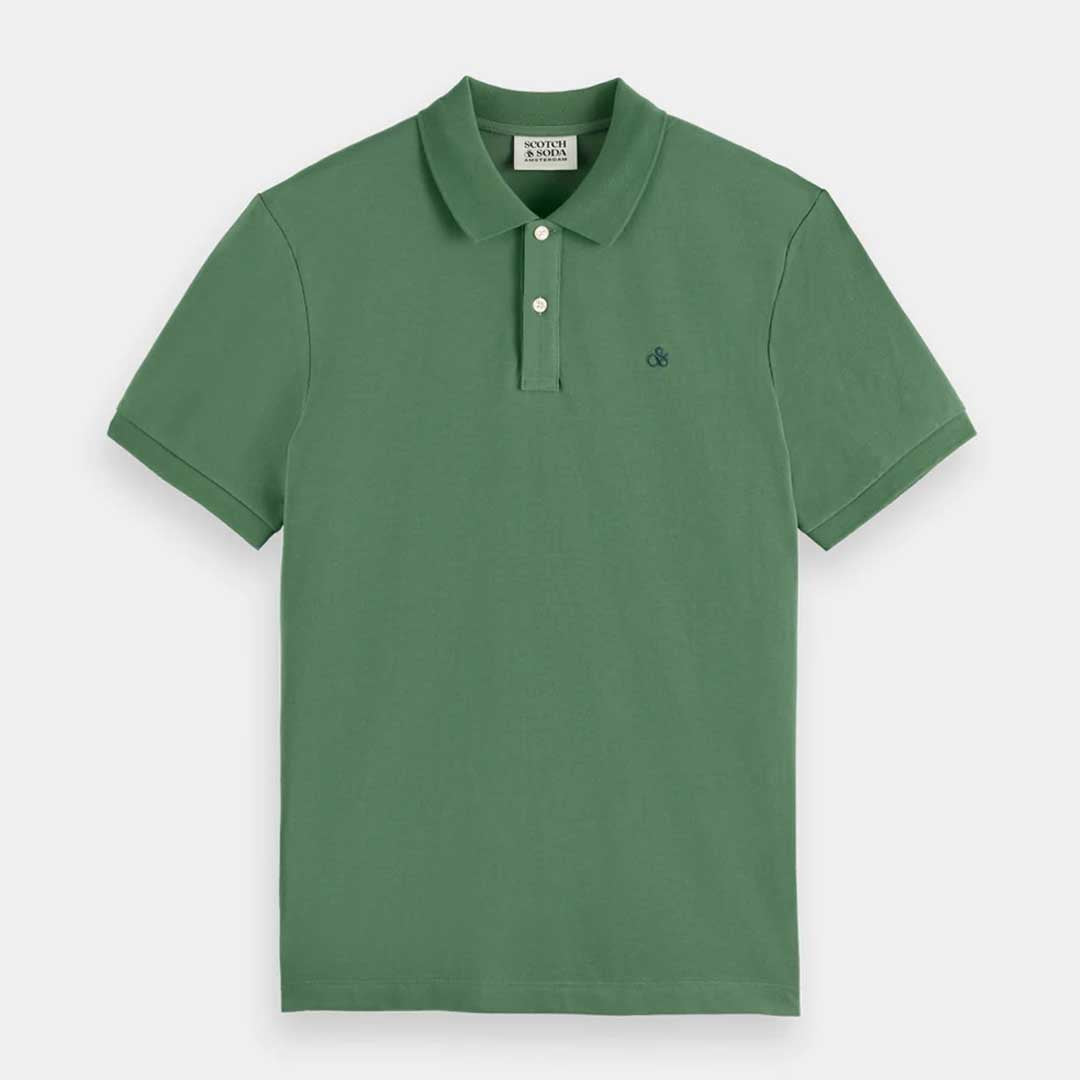 Logo Pique Polo | Sage Green