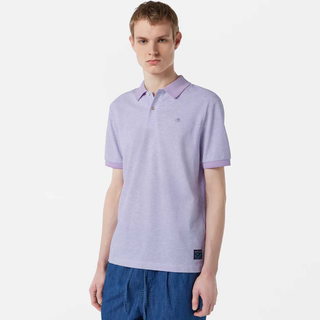 Melange Polo | Bright Lavendel Melange
