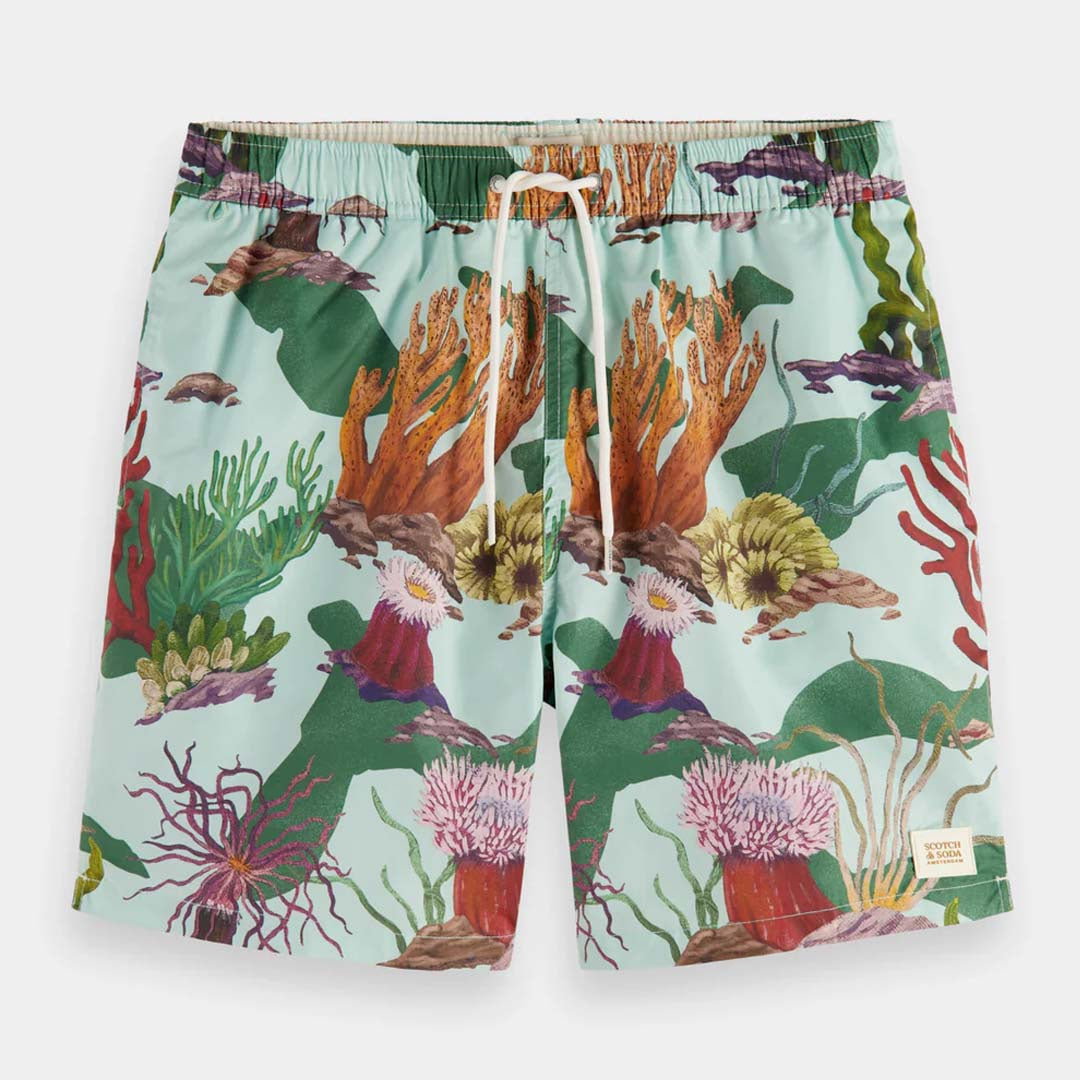 MID-LENGTH SWIMSHORTS | CORAL REEF