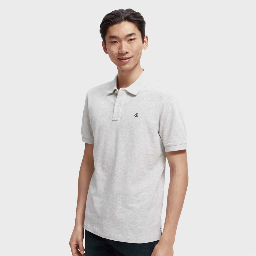 ORGANIC COTTON CLASSIC POLO | LIGHT GREY