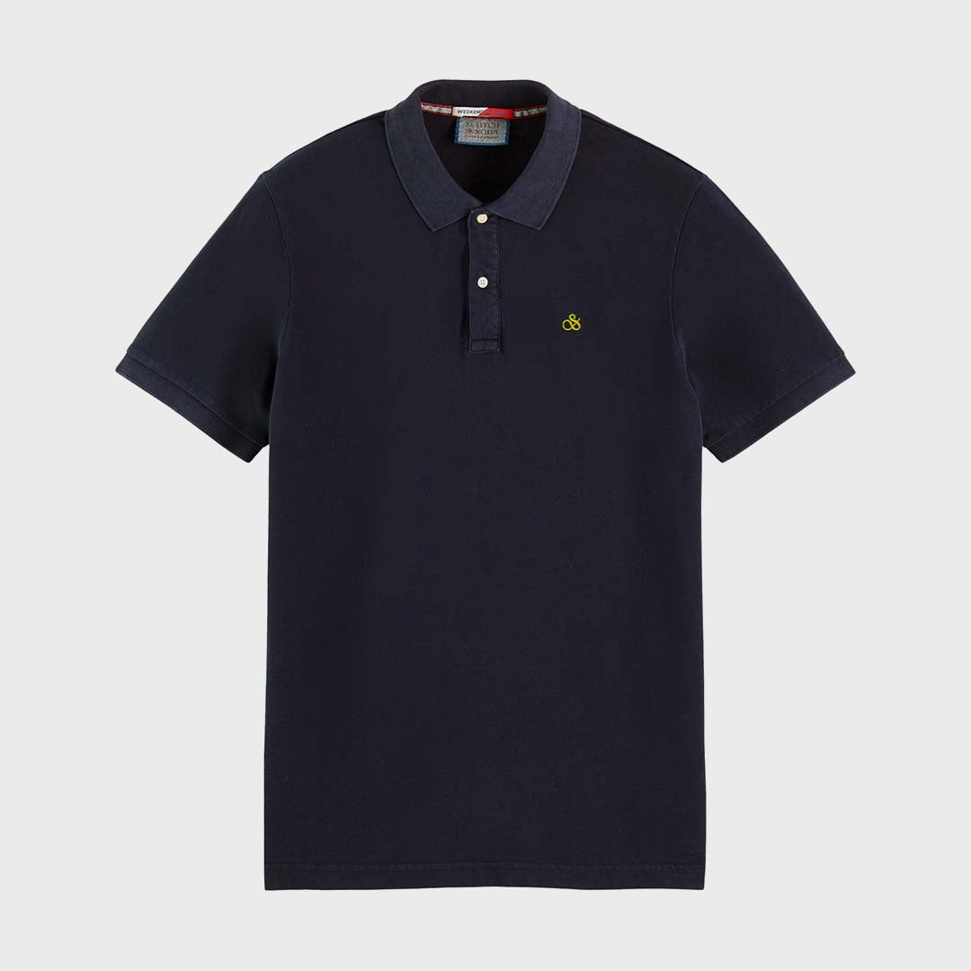 PIQUE POLO SHIRT | NAVY