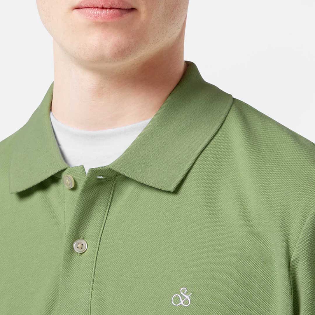 Pique Polo Shirt | Pistachio