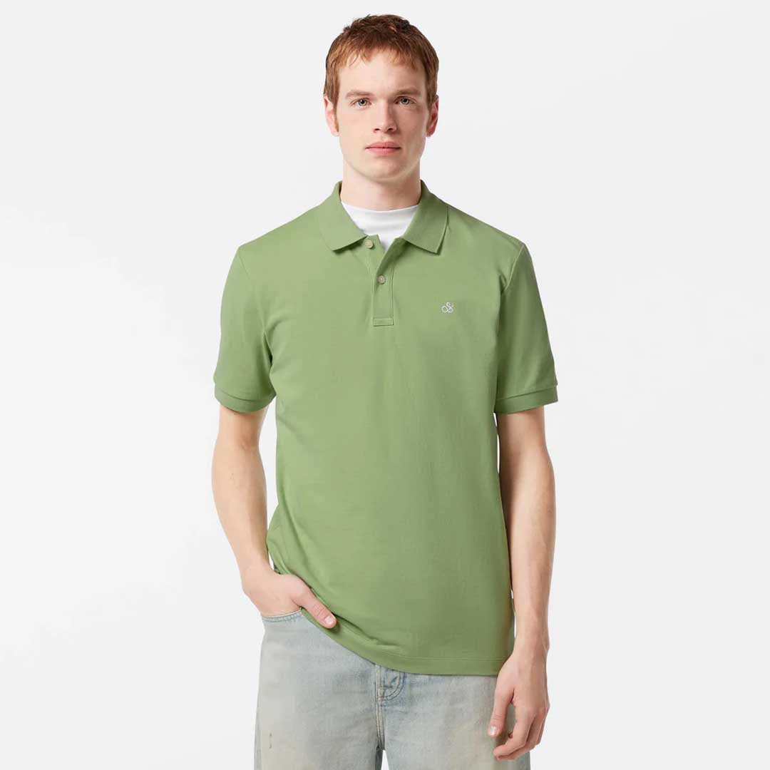 Pique Polo Shirt | Pistachio
