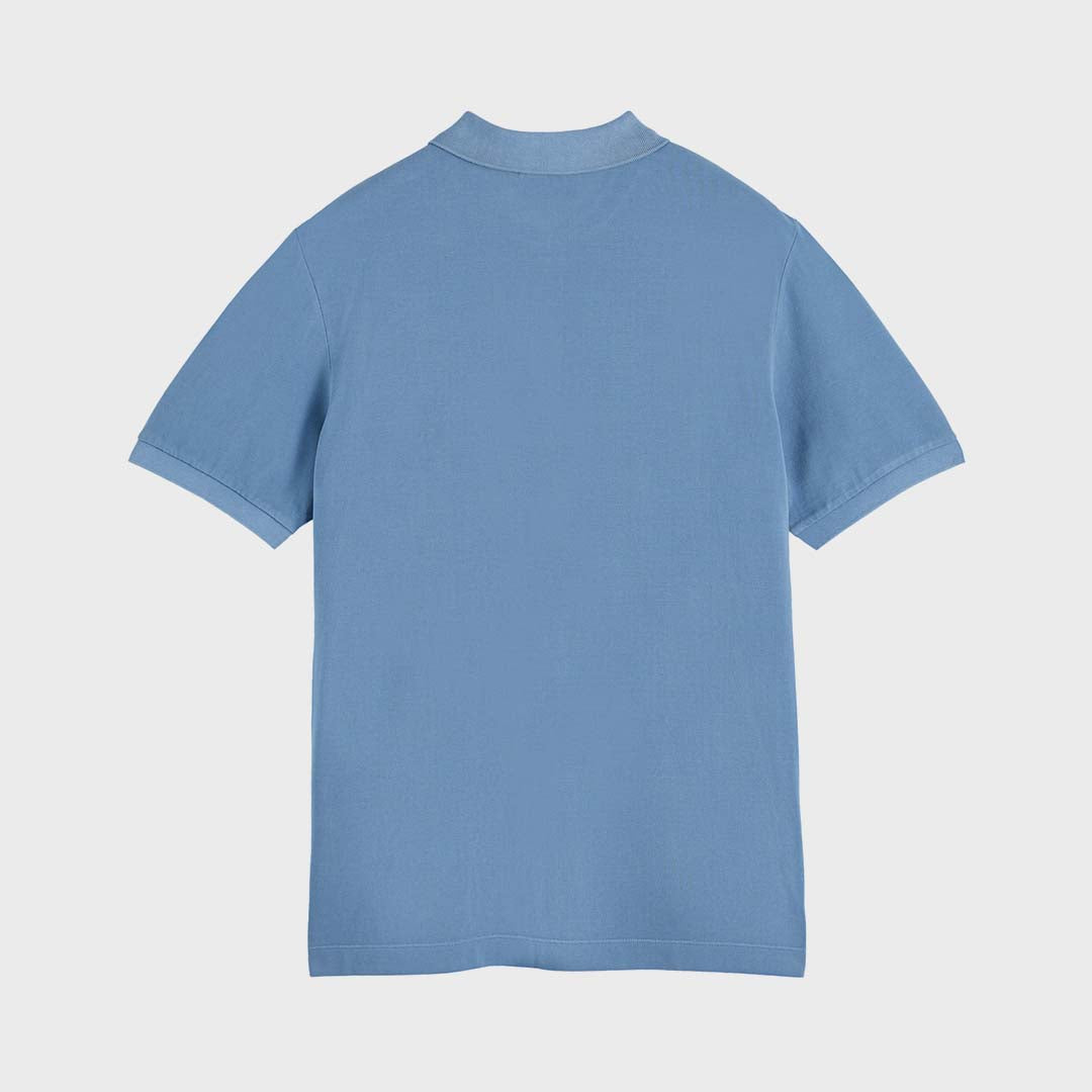 PIQUE POLO SHIRT | OCEAN MIST