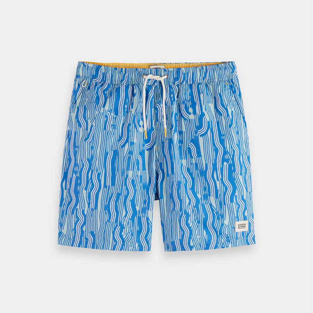 Printed Swimshorts | Vuur Island Stripe
