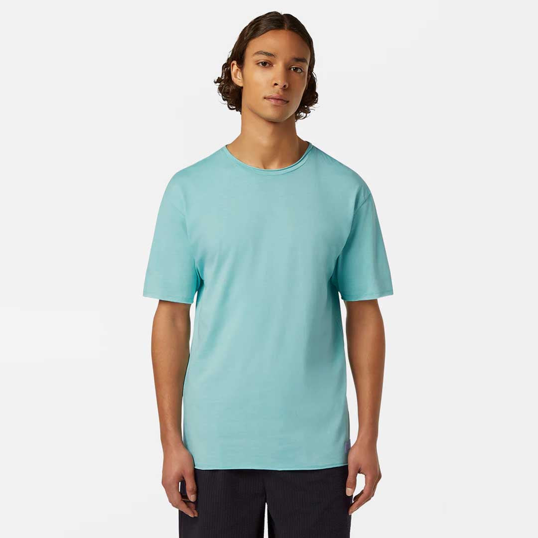 Raw Edge T-Shirt | Sea Blue
