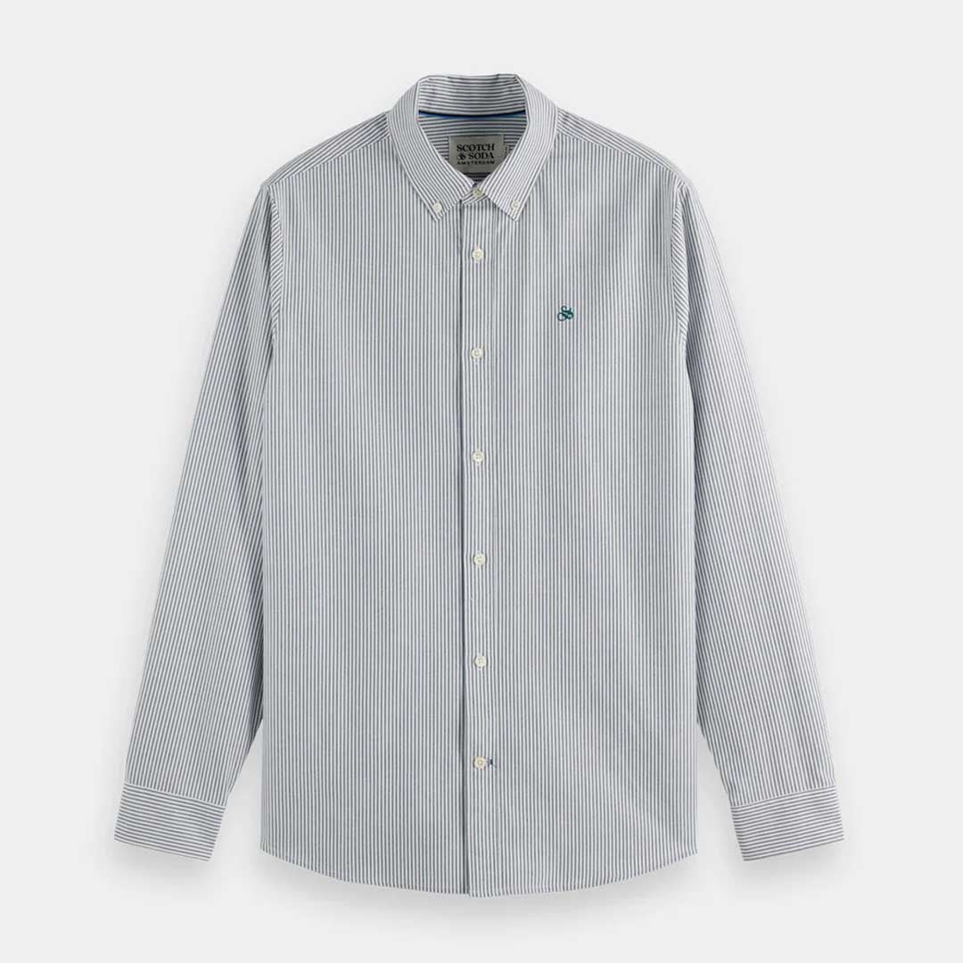 Striped Oxford Shirt | Insignia Blue Stripe