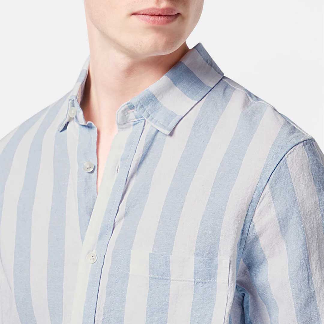 Striped Shirt | Sky Blue Stripe