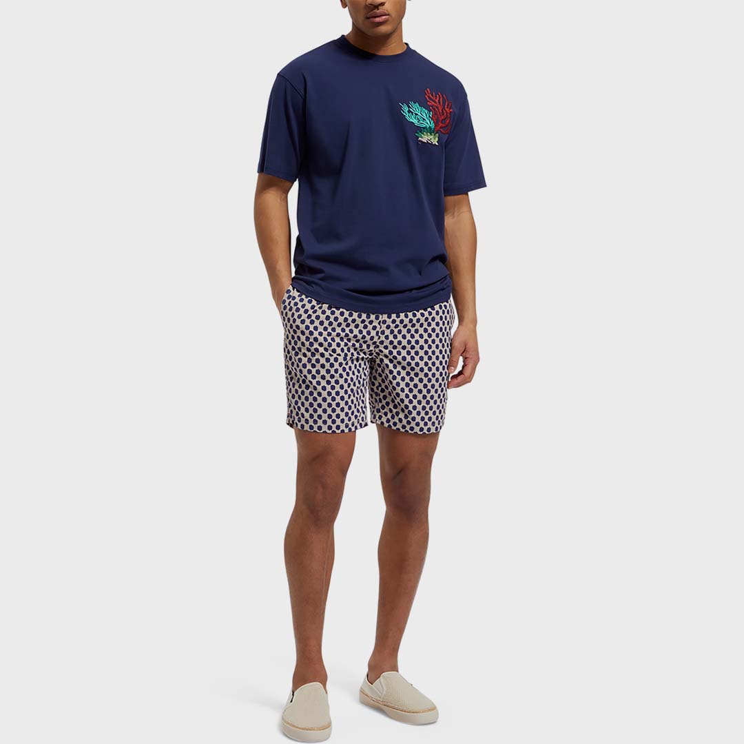 SWIMSHORTS | POLKA NAVY BLUE