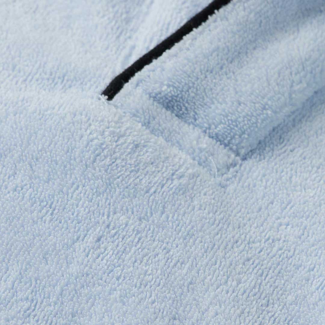 Towelling Polo | Light Shirting Blue