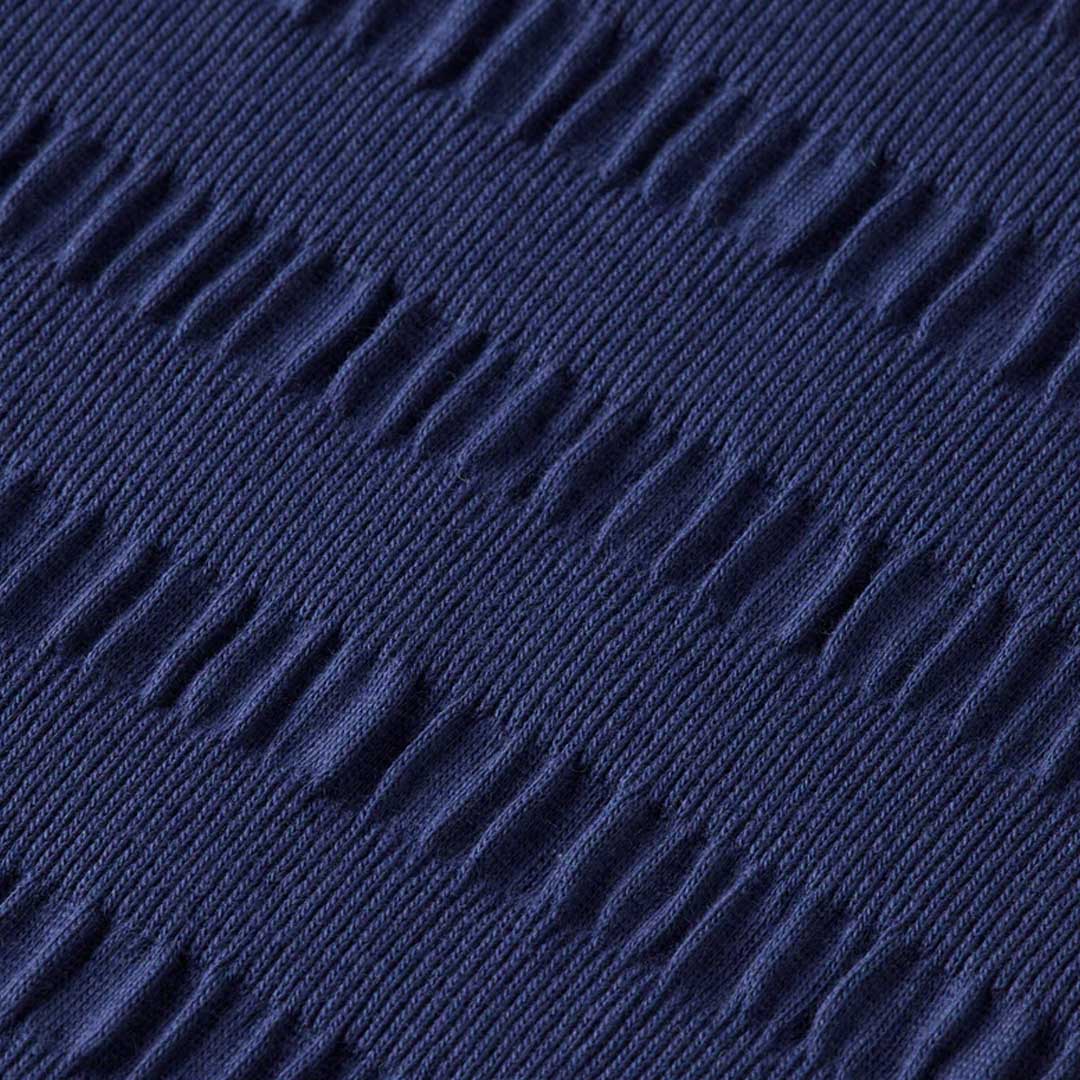 Textured T-Shirt | Peacoat