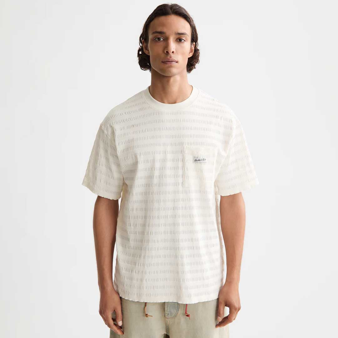 Textured T-Shirt | Eggnog