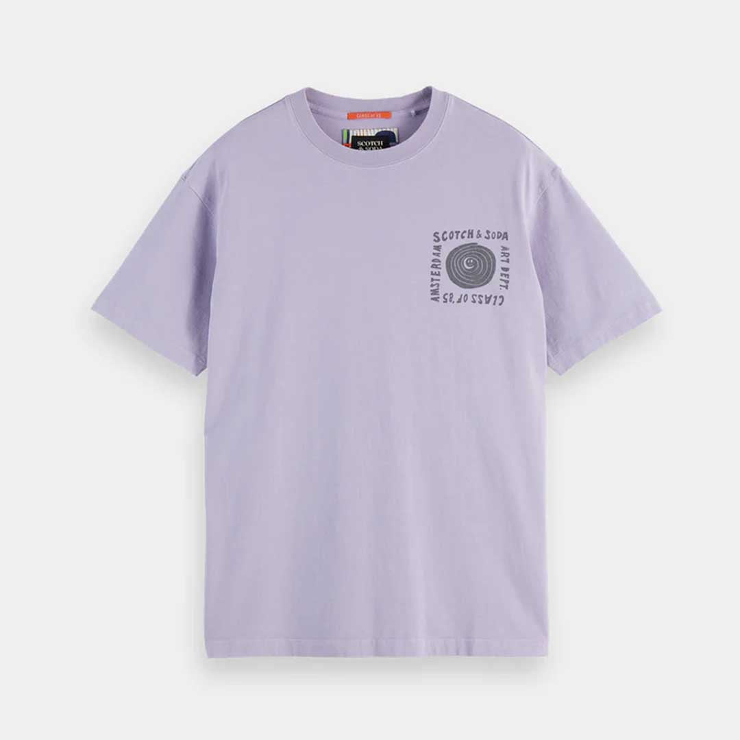 Washed Artwork T-Shirt | Languid lavender
