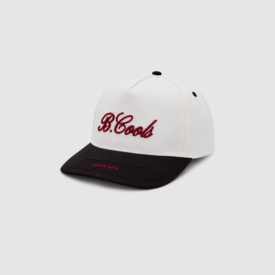 B.Cools Scribe Cap in two tone, embroidery detail