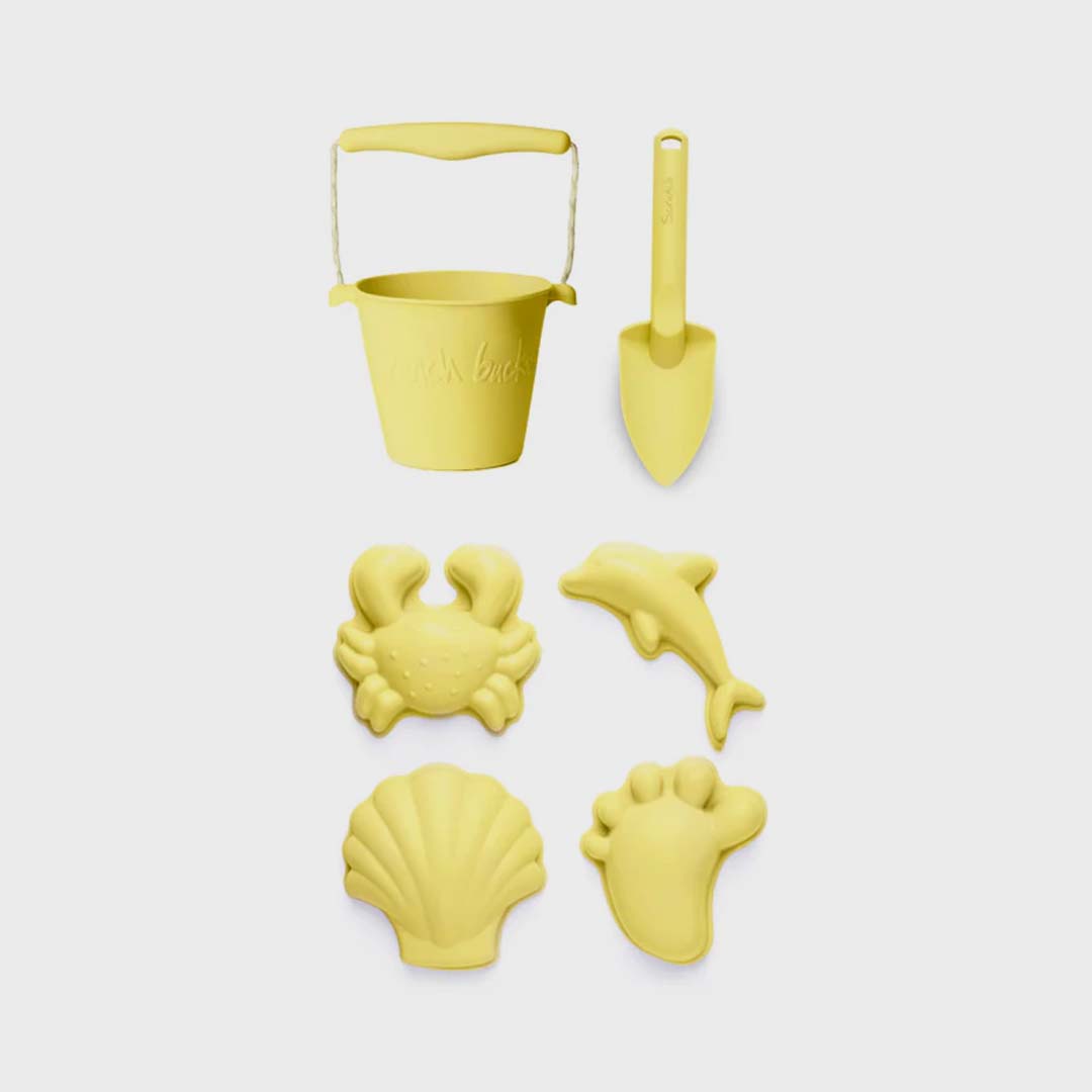 SCRUNCH BEACH SET | LEMON