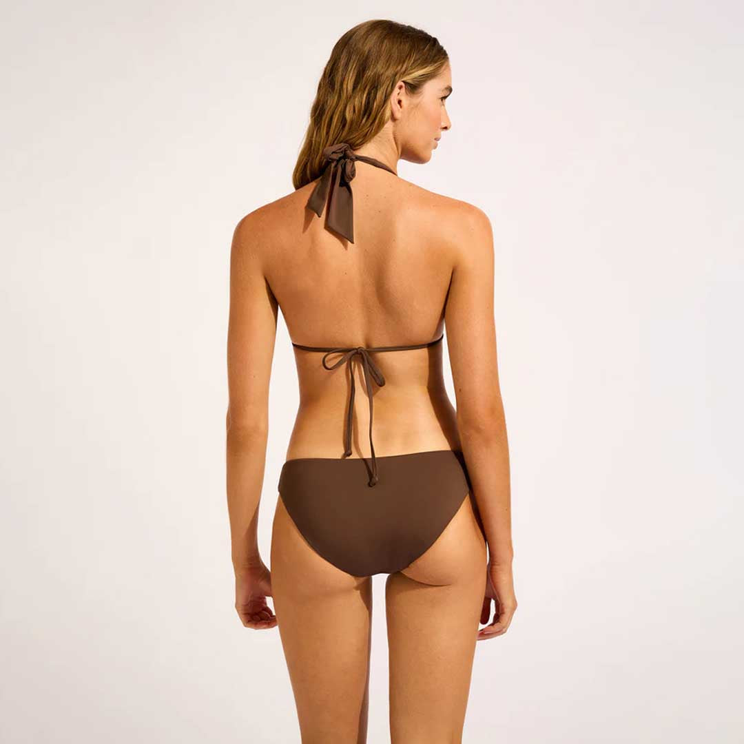 Collective Triangle Bikini Top | Dark chocolate