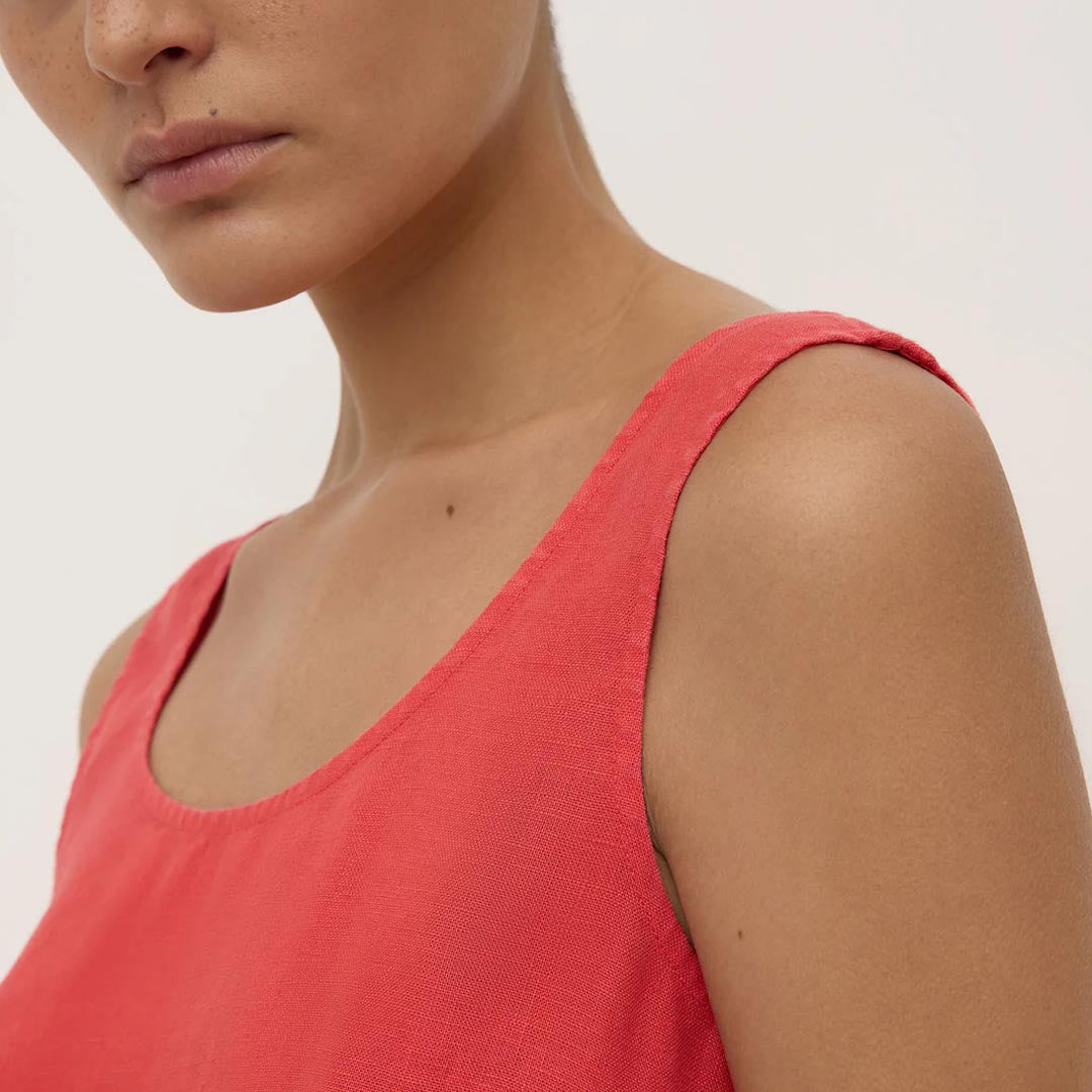 Selma Linen Mini Dress | Chilli