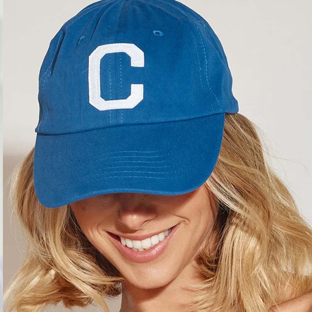 BLUE COLLEGE LETTER CAP | C