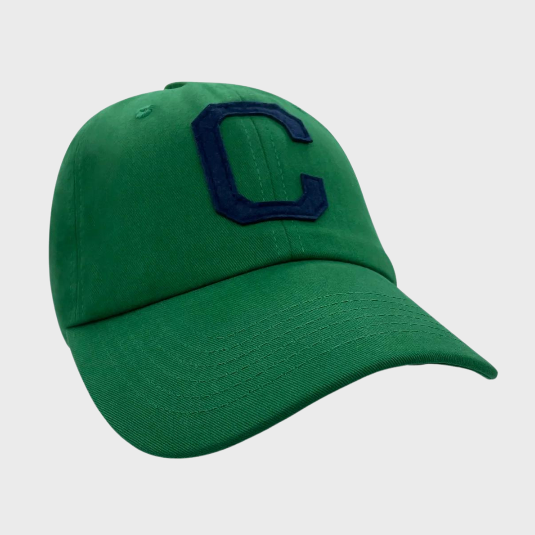 GREEN COLLEGE LETTER CAP | C
