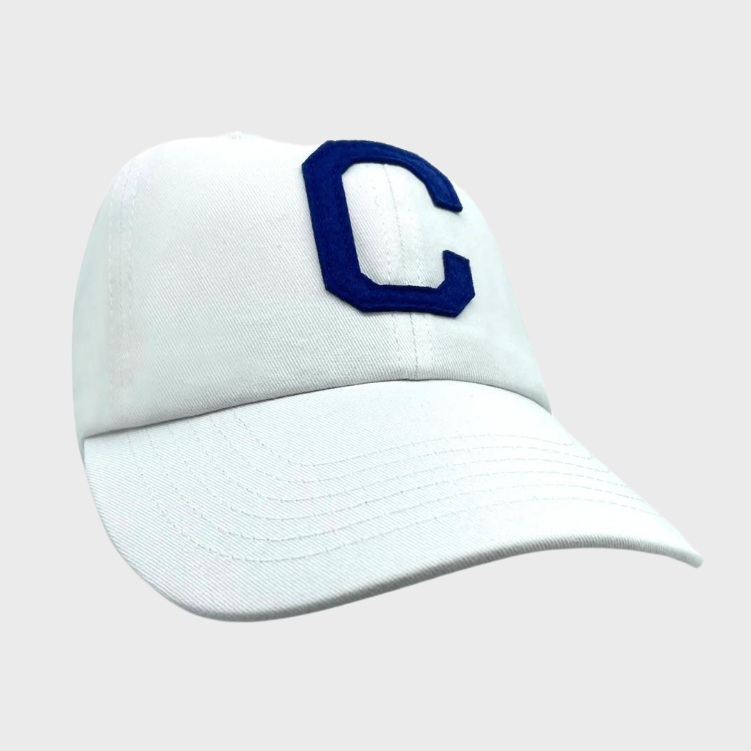 WHITE COLLEGE LETTER CAP | C