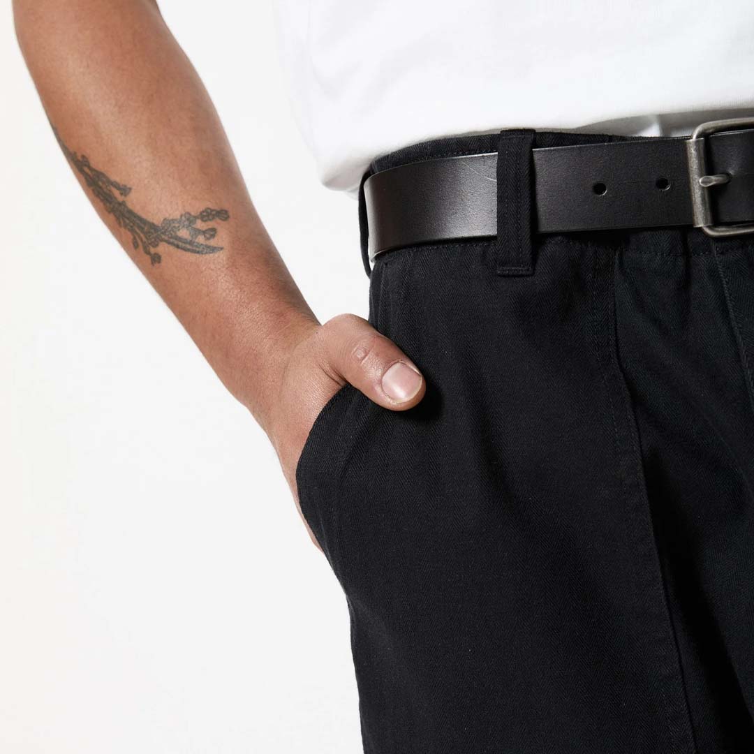 SIMPLE LEATHER BELT | BLACK