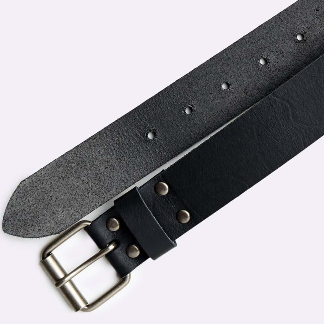 SIMPLE LEATHER BELT | BLACK