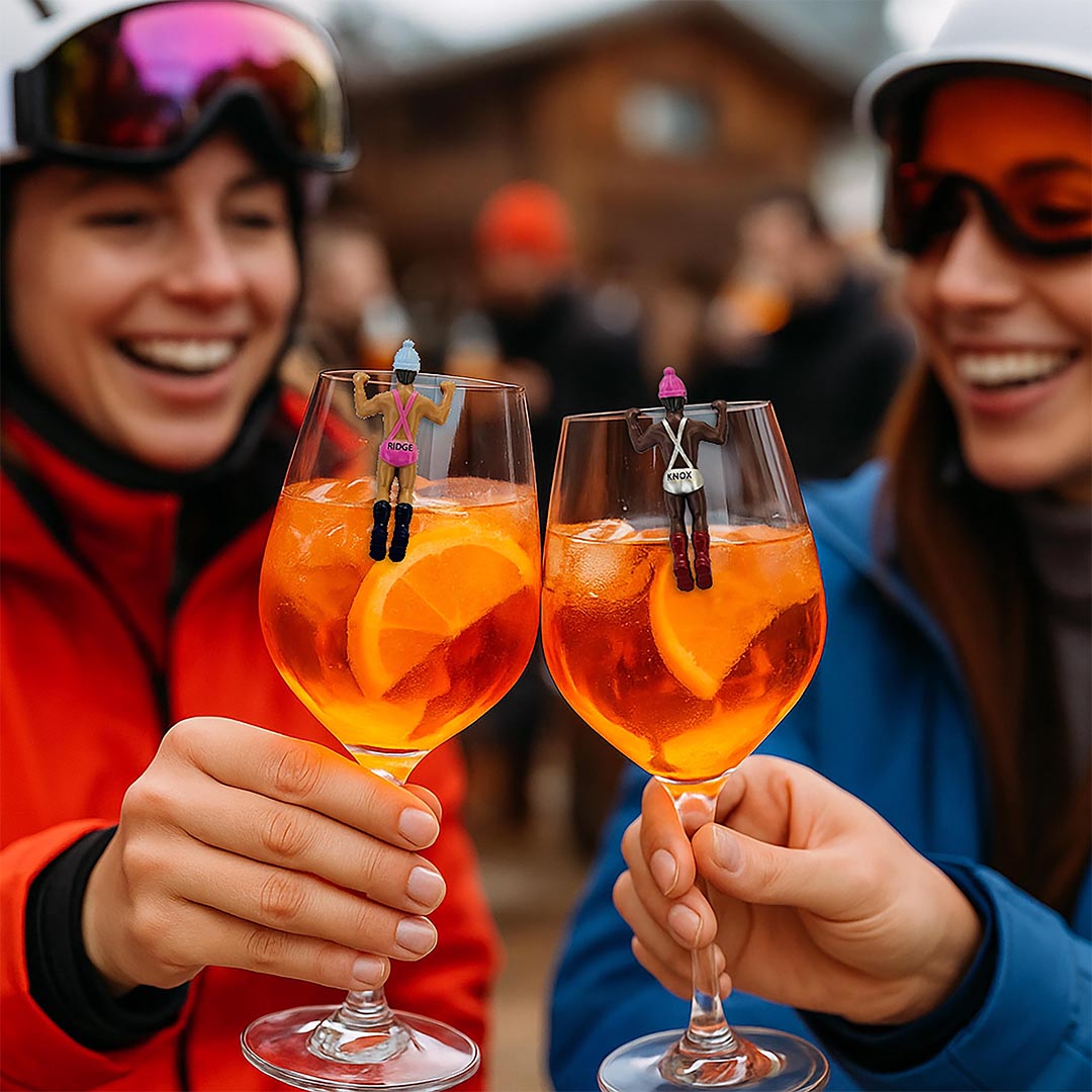 Ski Drinking Buddies | Drink Markers