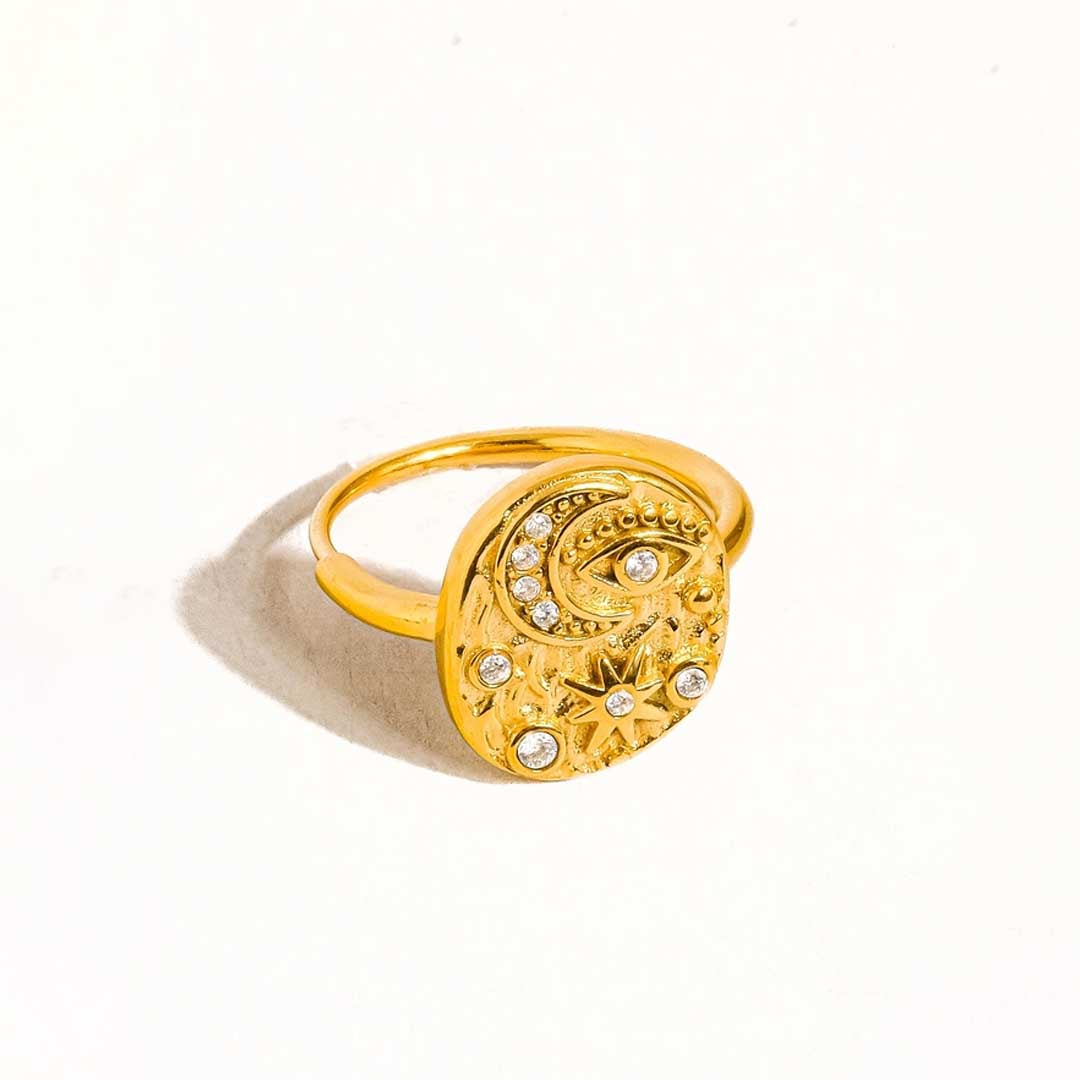 Slade 18K Gold Non-Tarnish Astral Ring