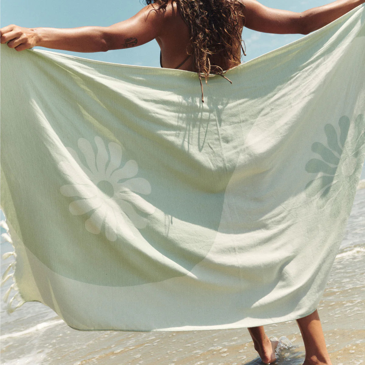 BOTANICAL BALANCE TURKISH TOWEL | COASTAL MIST