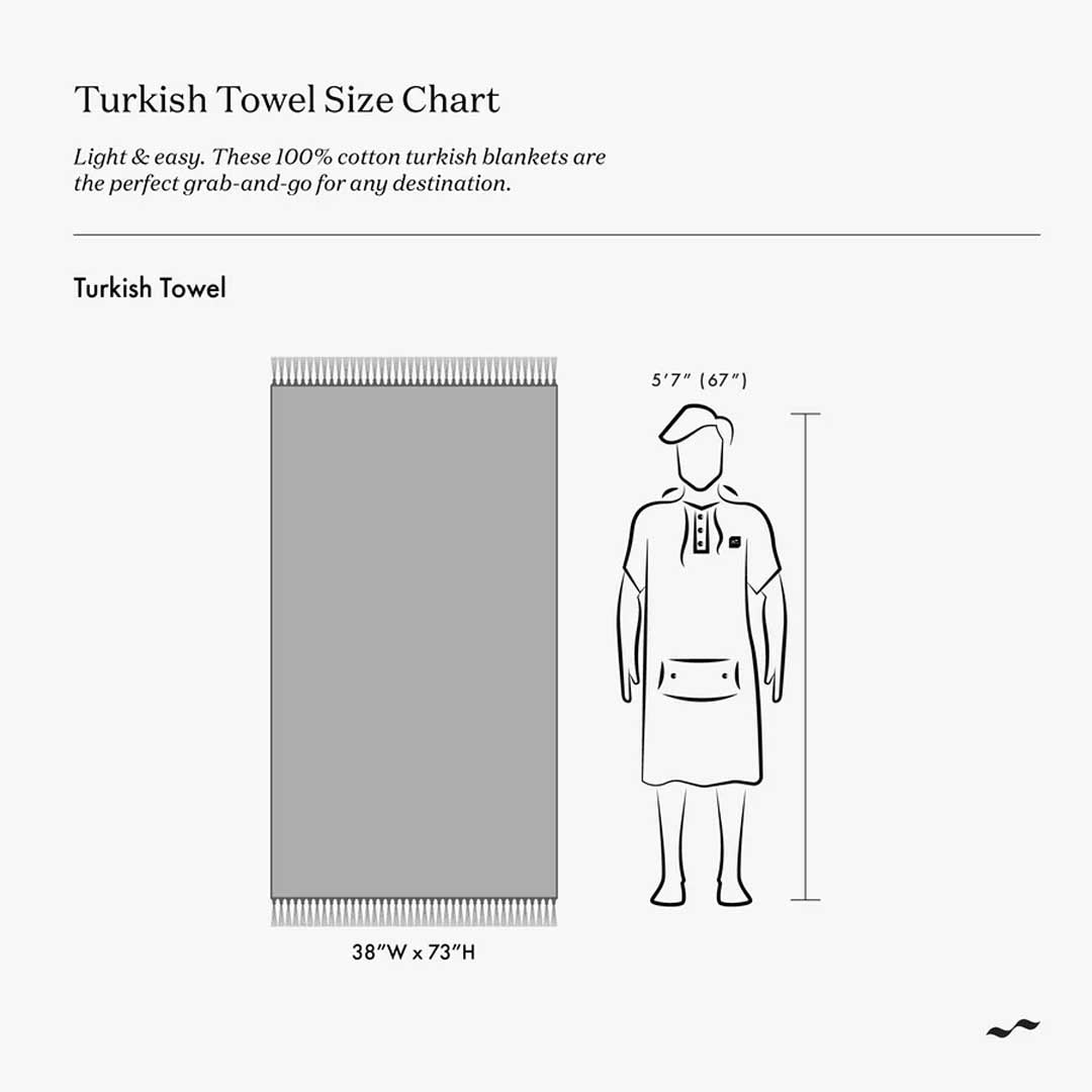 Daydream Turkish Towel | Sky Blue