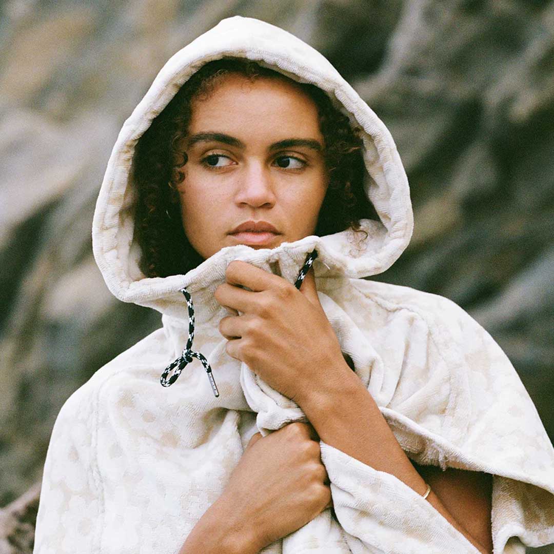 Ginny Extra-Warm Poncho | Sandstone
