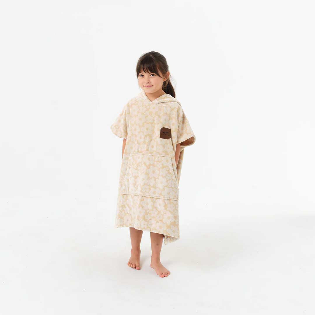 Ginny Kids Poncho | Sandstone