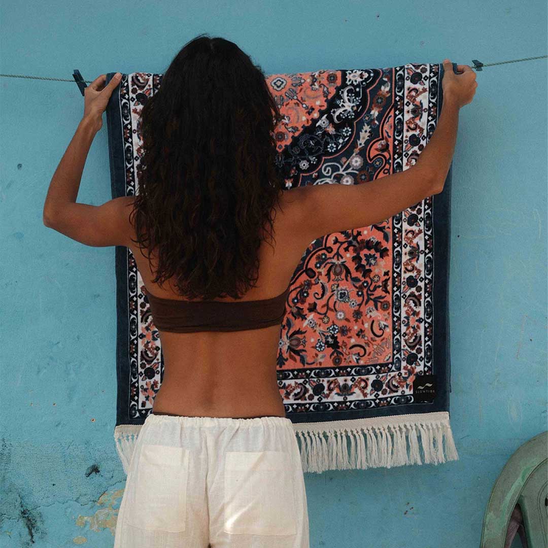 Haven Beach Towel | Guava