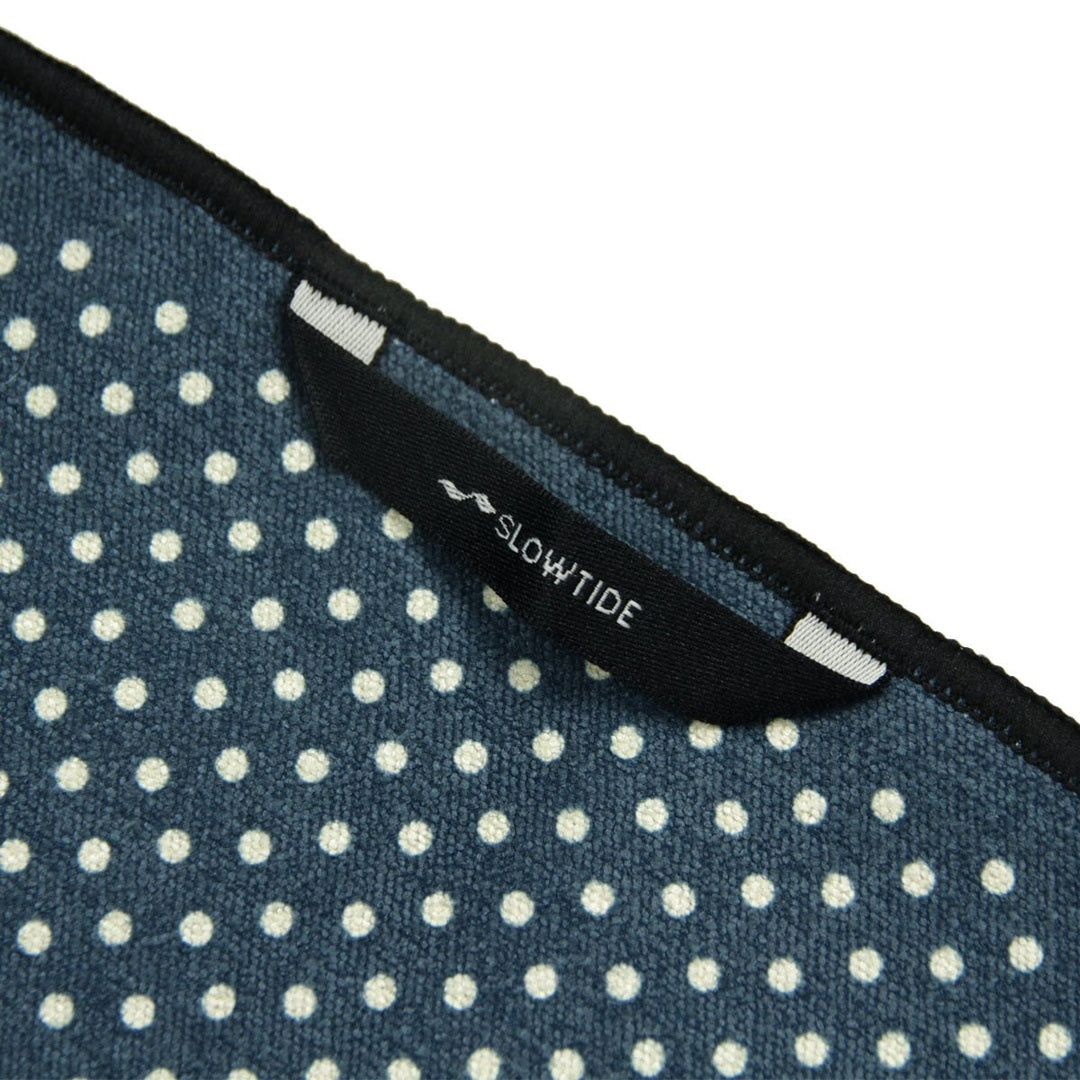 Slowtide Shogun Performance Quick-Dry Towel in Indigo — product detail or lifestyle view 5