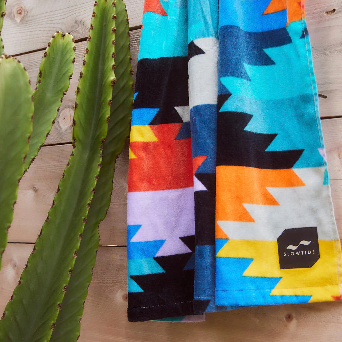 STACKED BEACH TOWEL | DEEP PACIFIC