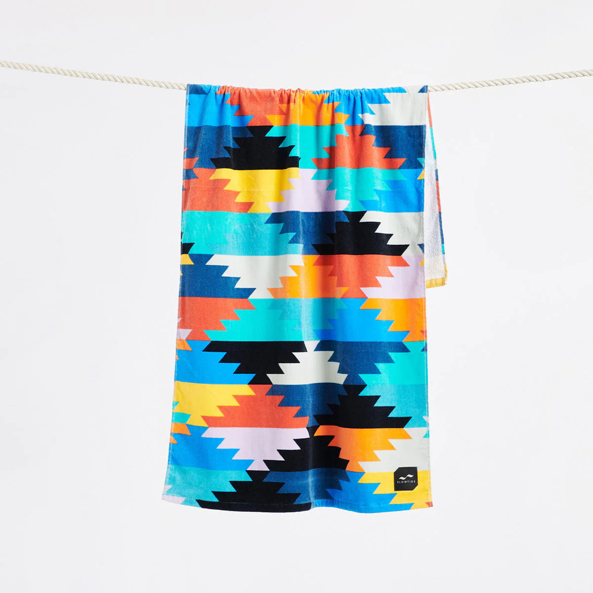 STACKED BEACH TOWEL | DEEP PACIFIC