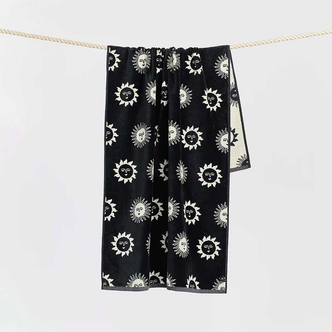 Sunburn Beach Towel | Black