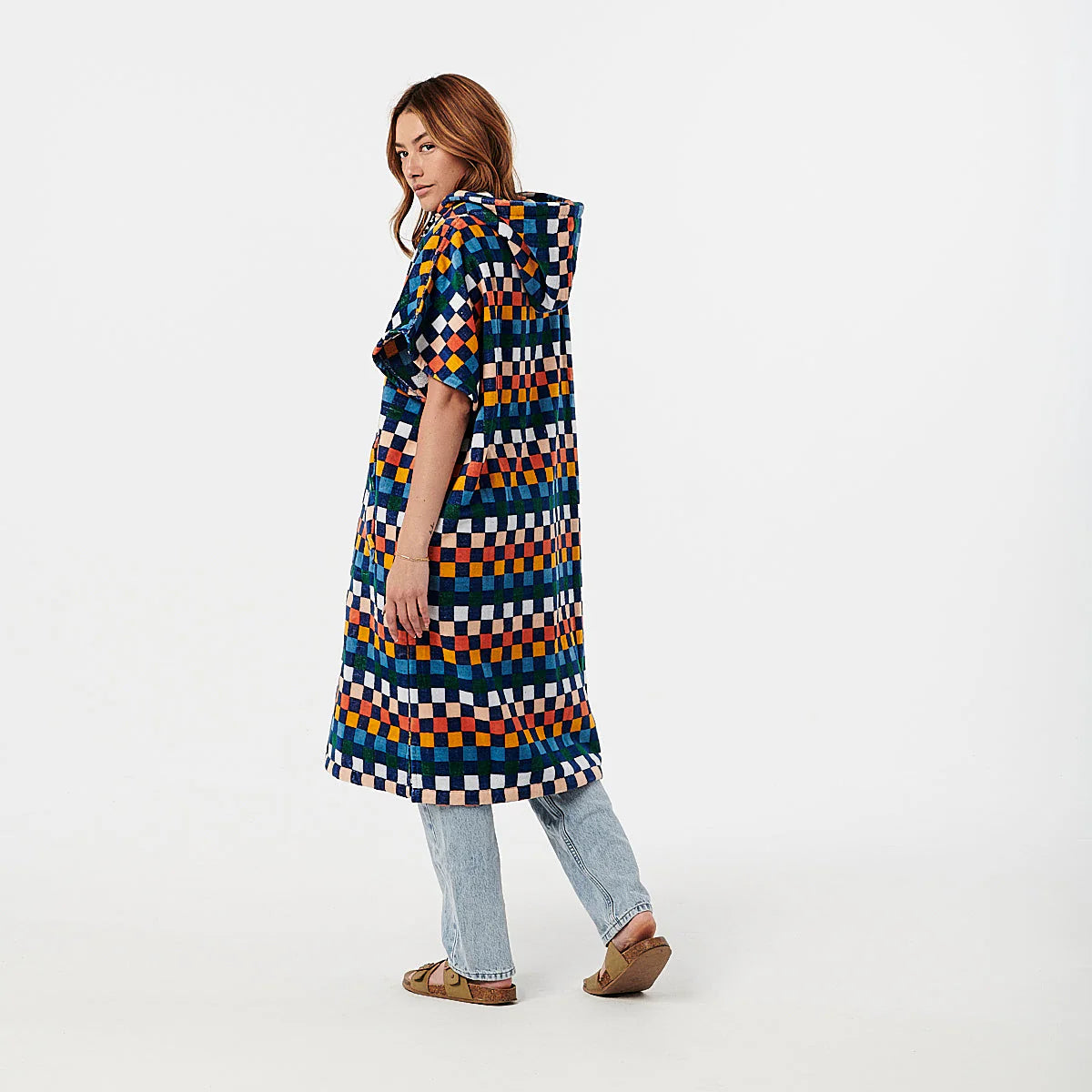 SUNDOW PONCHO | DEEP PACIFIC