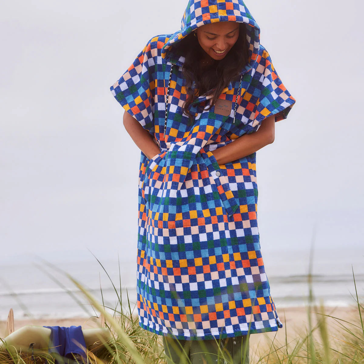 SUNDOW PONCHO | DEEP PACIFIC