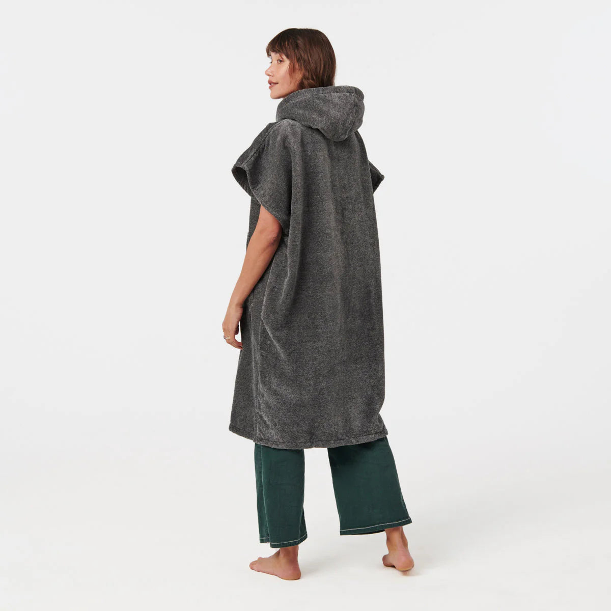 THE DIGS PONCHO | HEATHER GREY