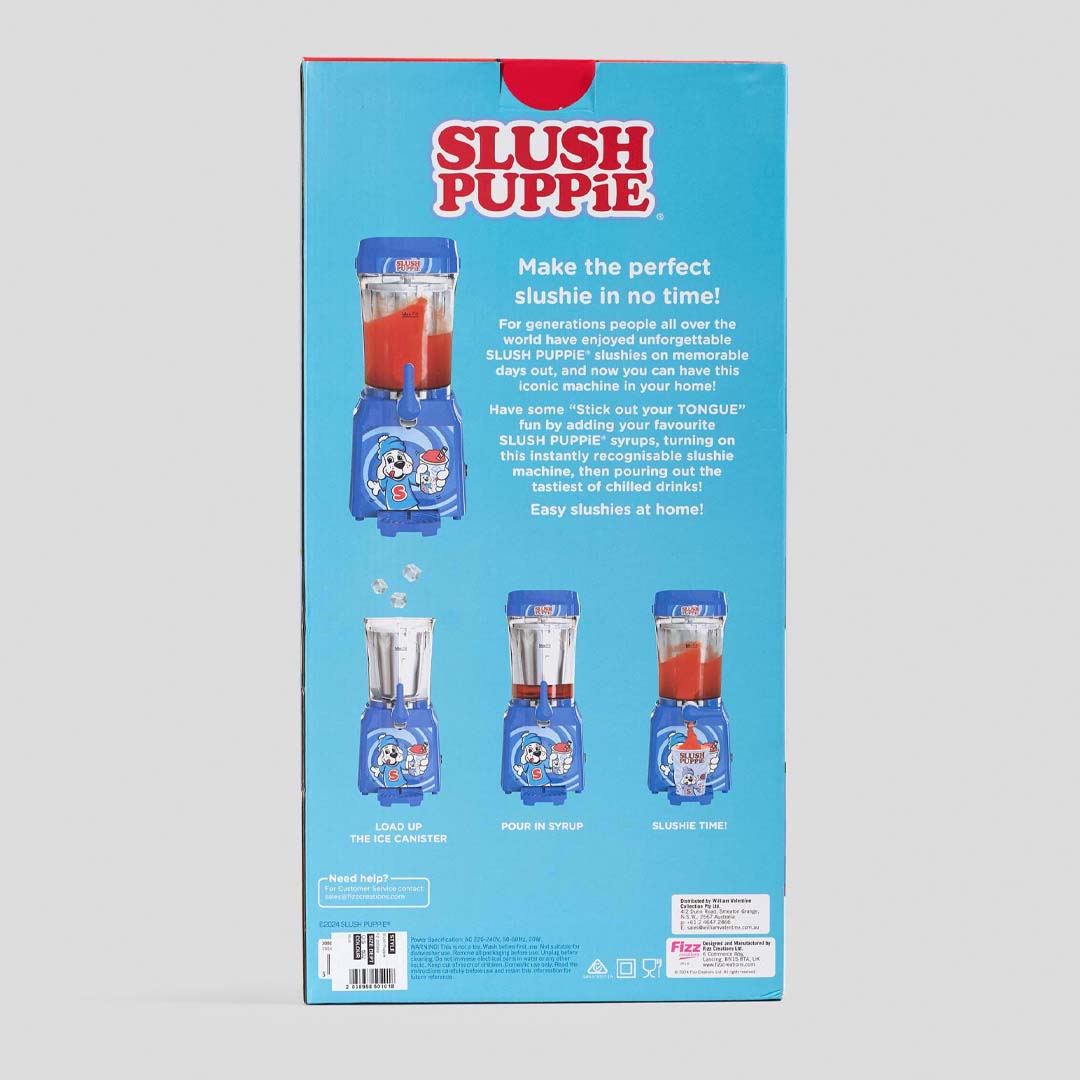 SLUSH PUPPIE SLUSHIE SET + 4 PACK SYRUPS