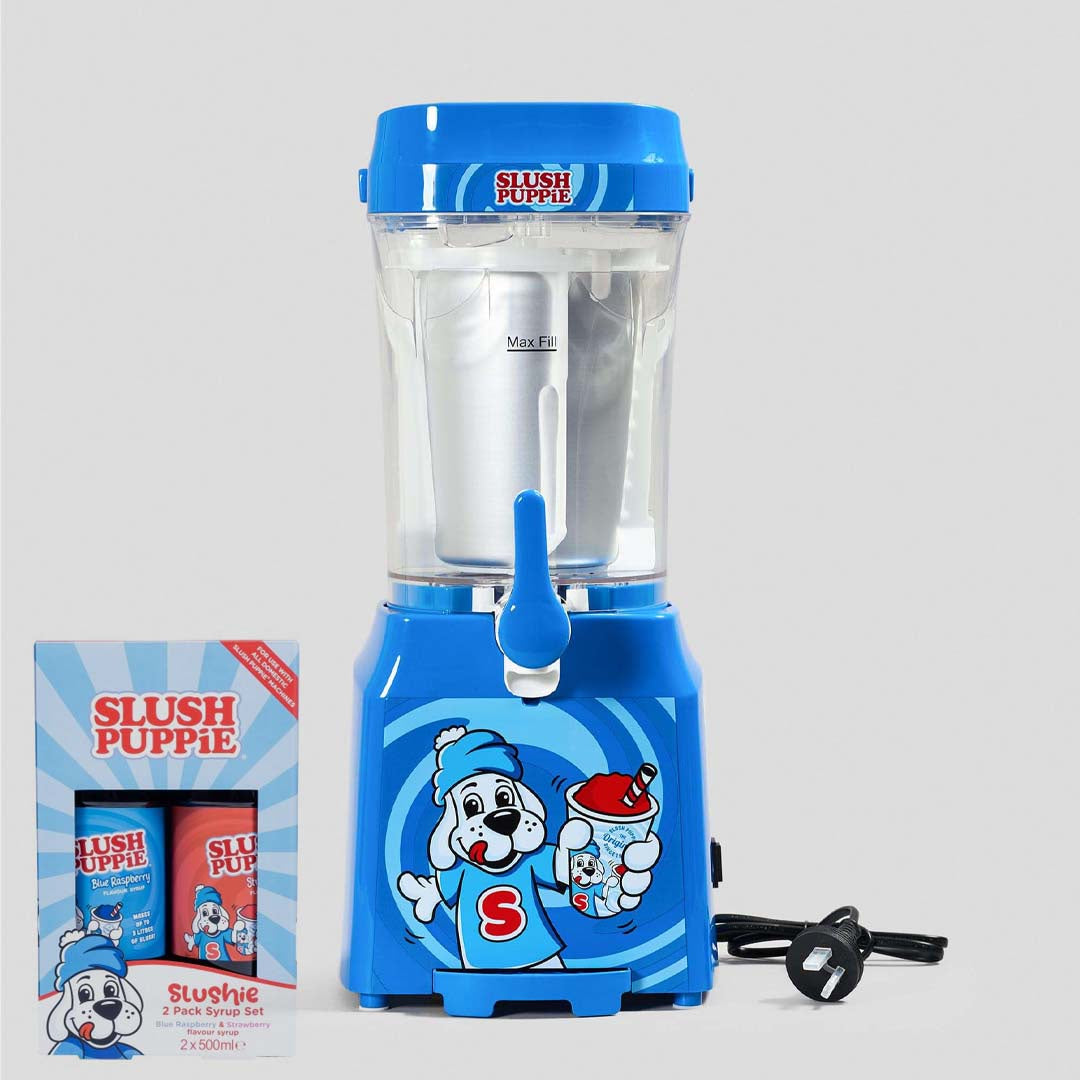 SLUSH PUPPIE SLUSHIE SET | BLUE RASPBERRY & STRAWBERRY